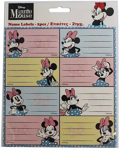 Etichete școlare Minnie - 16 buc
