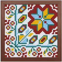 Set creativ cu cadru și pixeli Bright Toys - Broderie bulgară, Motiv 4, Pixel Classic