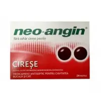 Neo-Angin fara zahar cirese, Divapharma | 24 pastile