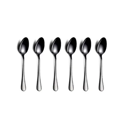 Set 6 Lingurite din Inox, Berglander, Negru