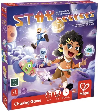 Joc de societate Hape International - Star Seekers, 22 piese