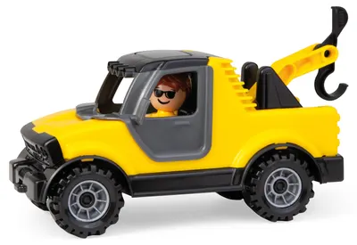 Jucărie pentru copii Lena Truckies - Asistență rutieră, cu figurină, 20 cm