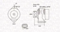 Alternator (14v, 140a) Opel Astra H, Astra H Gtc, Signum, Vectra C, Vectra C Gts, Zafira B; Saab 9-3, 9-3x 1.9d Intre 2004-2015