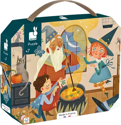 Puzzle Janod din 200 piese - Magie