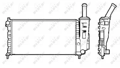 Radiator motor potrivit FIAT PUNTO 1.2