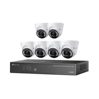 Sistem supraveghere interior IP TP-Link VIGI NK8MP-T6425-2T, 6 camere, 4 MP, IR/lumina alba 30 m, PoE+, HDD 2 TB