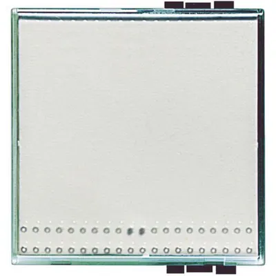Capac tasta transparenta pentru comenzi basculante LiVing Light - 2 module