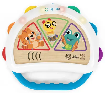 Jucărie muzicală senzorială Baby Einstein/Hape Internstional - Tamburină