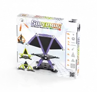 Set de constructie magnetic Projects Tehnicolor 45 piese