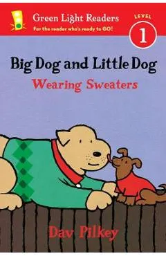Big Dog and Little Dog Wearing Sweaters