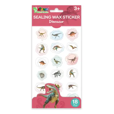Abtibilduri imitatie sigiliu - Dinozauri, colectia Creatii Naturale