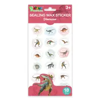 Abtibilduri imitatie sigiliu - Dinozauri, colectia Creatii Naturale