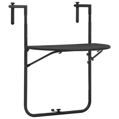 Gossi masa balcon suspendata maro 60x64x83,5 cm plastic aspect ratan