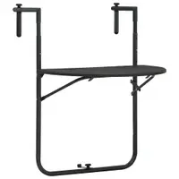 Gossi masa balcon suspendata maro 60x64x83,5 cm plastic aspect ratan