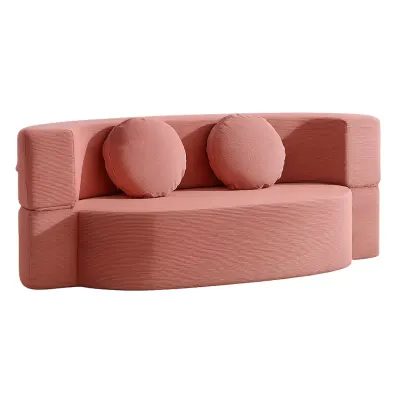 Canapea Bella Curve – 2 locuri, spumă de înaltă calitate, compresată, fără asamblare