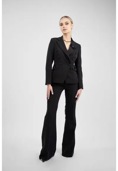 Pantalon clasic evazat