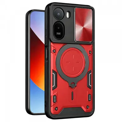 Husa pentru Xiaomi Redmi A7 Pro 4G, Techsuit, CamGuard Pro, Rosie