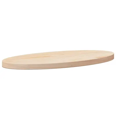 vidaXL Blat de masă, 60x30x2,5 cm, lemn masiv de pin, oval