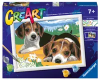 Set de pictură pe numere Ravensburger CreArt - Micii prieteni