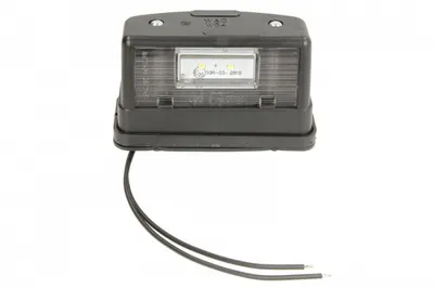 Lampa numar inmatriculare (LED, 12 24V, culoare: negru)