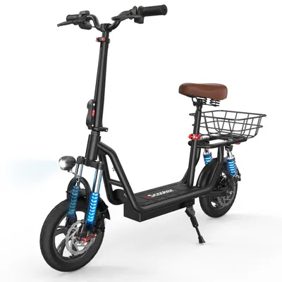 Trotineta electrica iScooter i12 cu scaun pentru adulti, 12", 36V, 7.5AH