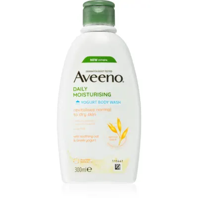 Aveeno Daily Moisturising Yoghurt body wash gel de dus hranitor Apricot & Yoghurt 300 ml