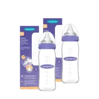 Set biberoane din sticla, 2 x 240ml, Lansinoh