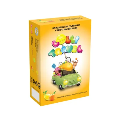 ALPI LOLLI TRAVEL - Acadele cu aroma de fructe si extract de ghimbir, 3 buc