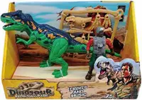 Set de figurine Cypress - Dinozaur T-Rex, cu schelet și figurină