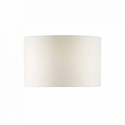Abajur Pyramid White Linen Drum Shade 46cm