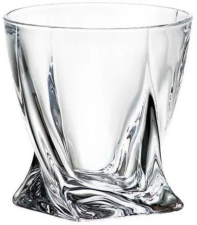 Pahare de alcool Bohemia - Quadro, 340 ml, 6 buc