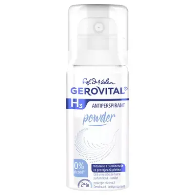 Deodorant-antiperspirant H3 Powder, 40ml, Gerovital