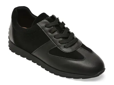 Pantofi sport GRYXX negri, QS975, din piele naturala