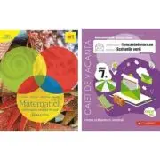 Pachet 2 Caiete pentru vacanta de vara, clasa a 7-a. Matematica si Limba si literatura romana. Scrisorile verii
