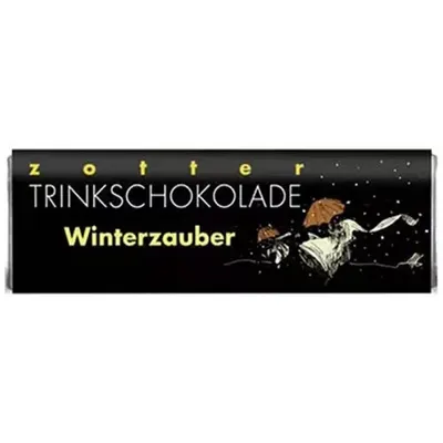 Ciocolata Calda cu Migdale, Zotter Schocolade, Cocos, Scortisoara si Portocale Magia Iernii, Fair, Vegan, Bio, 22 g