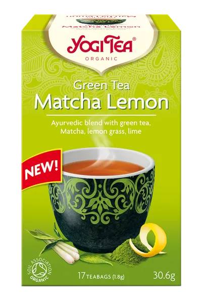 Ceai Verde Verde Matcha cu Lamaie 17pl Eco-Bio - Yogi Tea