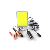Lampa LED auto COB 15W magnetica 12V cu mufa bricheta si clesti baterie Cod: HH-LC15W