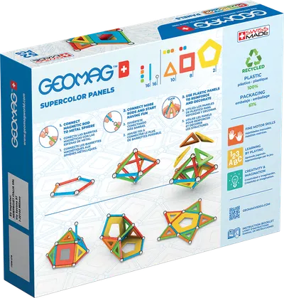 Set de constructie - Supercolor Panels, 52 piese