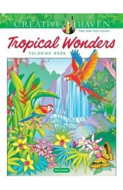 Creative Haven Tropical Wonders Coloring Book
