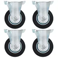 Gossi roti fixe, 4 buc., 100 mm
