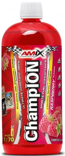 Champion Sports Fuel, zmeură, 1000 ml, Amix