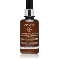 Apivita Cleansing Milk Face & Eyes Lapte demachiant 3 în 1 pentru față și ochi 200 ml