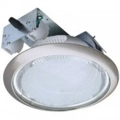 Spot Incastrat 2xE27 40W Crom Mat