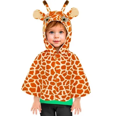 Costum poncho girafa