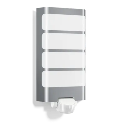 Aplica L 244 LED (inox), senzor de miscare PIR 180°, pentru exterior