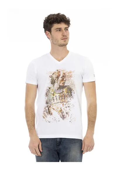 Tricou regular-fit cu imprimeu - Alb