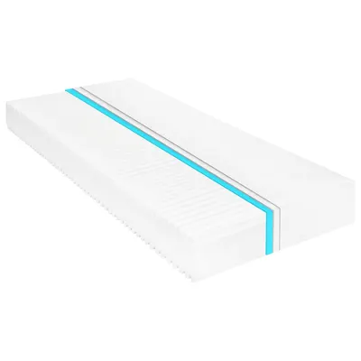 vidaXL Saltea, 180x200 cm, 7 zone, spumă PU, 16 cm, H2 H3