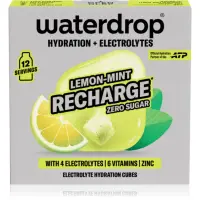 Waterdrop Microlyte băutură electrolitică pentru rehidratare cu vitamine Lemon Mint Recharge 12 buc