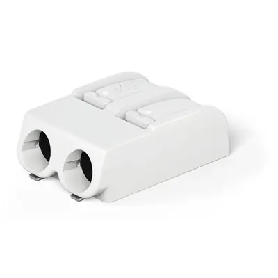 SMD PCB terminal block; push-button; 1.5 mm²; Pin spacing 6 mm; 2-pole; Push-in CAGE CLAMP®; in tape-and-reel packaging; 1,50 mm²; white