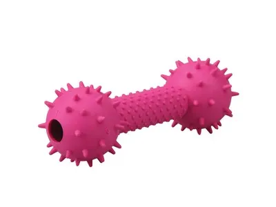 Jucarie oentru caini, gantera din cauciuc, IDA M-PETS, 13,5 cm